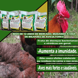 KIT 12 PCTS IMUNO-AVES 400 gramas, 12 PCTS PRÓ-OVO 500 gramas. - HOMEOGADOS AVES